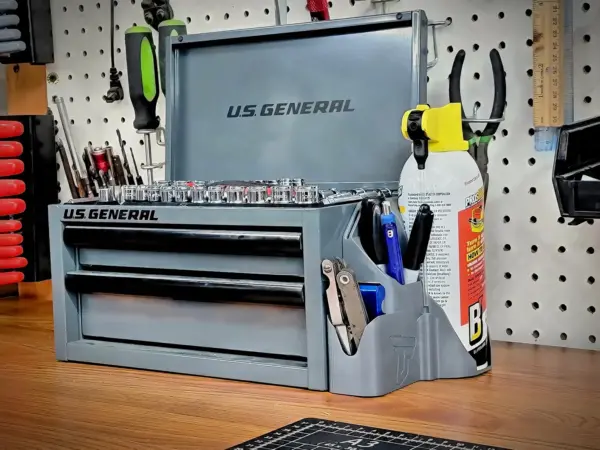 SideLoaded Catch-All | Mini Toolbox Magnetic Side Organizer