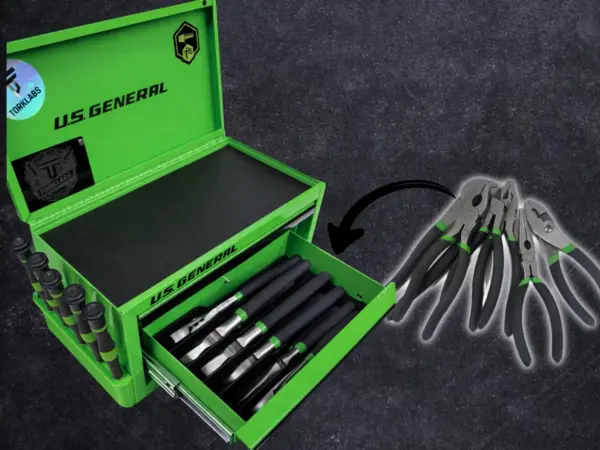 6 Pack Plier Rack | Drop-in-'Sert for Mini Toolbox | Bottom Drawer Organizer